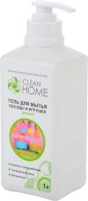 Гель для мытья детской посуды и игрушек 1л CLEAN HOME
